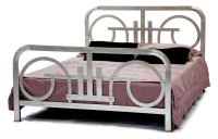 Design Bett - Betten - Modell  - Art Déco - Metallbett  - Eisenbett