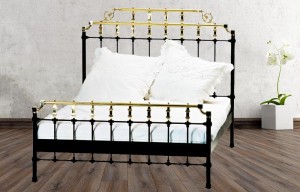 Iron Bed - Metall-Bett - Messing-Bett - Modell - Barcelona - komplett
