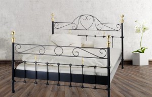 Iron Bed - Metall-Bett - Messing-Bett - Modell - Baronesse - Komplett