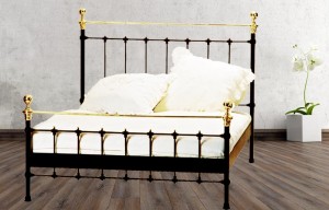 Iron Bed - Metall-Bett - Messing-Bett - Modell - Elegance - Komplett