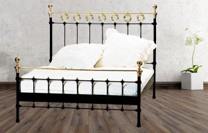Iron Bed - Metall-Bett - Messing-Bett - Modell - Linea - Komplett