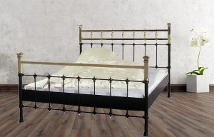 Iron Bed - Metall-Bett - Messing-Bett - Modell - Toledo -Var. 2 Komplett