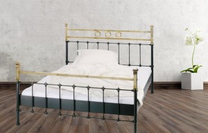 Iron Bed - Metall-Bett - Messing-Bett - Modell - Toledo -Var. 6 Komplett